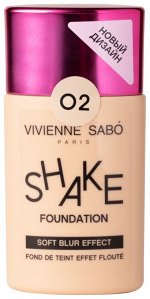 VS Тональный крем с натуральным блюр эффектом Shakefoundation тон 02, бежевый **  NEW