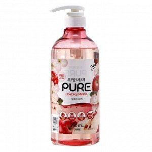 PIGEON Средство для мытья посуды «Яблоко» PURE APPLE BALM(концентрированное) 750 ml