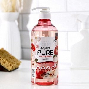 PIGEON Средство для мытья посуды «Яблоко» PURE APPLE BALM(концентрированное) 750 ml