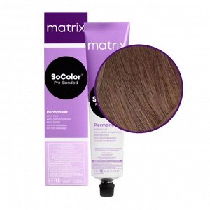 Matrix Крем-краска для седых волос SoColor Pre-Bonded 506NW, темный блондин натуральный перламутровый, 90 мл