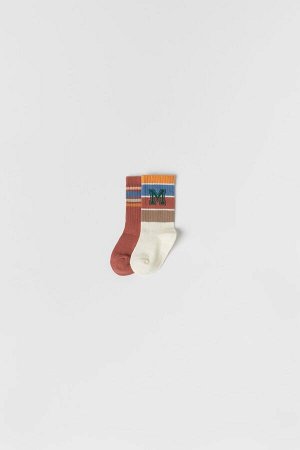 Baby/ набор из двух пар носков с буквами