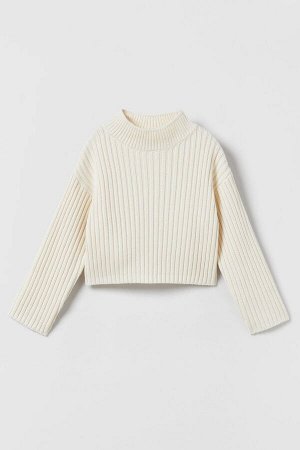 Ribbed knit свитер