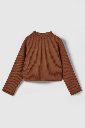 Ribbed knit свитер