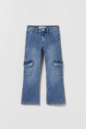 Эластичные джинсы карго