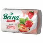 Мыло туалетное &quot;Весна&quot;  земляника со сливками 90гр