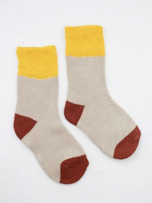 Детские носки утепленные 4-6 лет 16-20 см "Warm" Бежевые