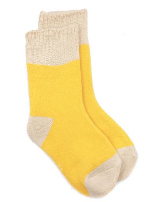 Детские носки утепленные 6-8 лет 19-22 см "Warm" Желтые