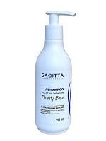 Шампунь для нейтрализации желтизны ухода за осветленными волосами Beauty Base V-Shampoo Violet Anti yellow care 250 мл Sagitta