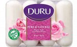 Туалетное мыло ДУРУ 4х85г Pure&amp;Natural Роза