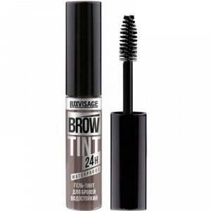 LUX visage Brow Styler Гель-тинт для бровей водостойкий BROW TINT waterproof 24H 104 Taupe Grey