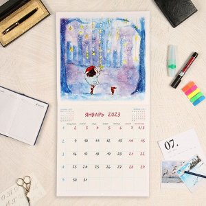 Календарь-планинг "MankaStories" настенный, перекидной