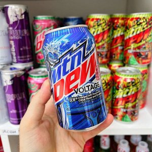 Mountain Dew voltage raspberry 355ml - Маунтин дью малина цитрус