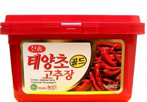 Паста перцовая острая Кочудян 500 г, (GOCHUJANG HOT PEPPER PASTE) CJ CheilJedang Ю.Корея