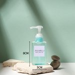 Бутылка для косметического средства с дозатором 100мл, цвет голубой