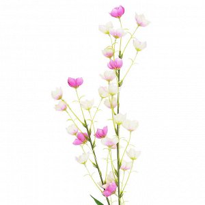 Декоративная ветка "Колокольчики" цвет - светло-розовый, 95см (Китай)