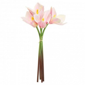 Цветок "Орхидея" цвет - розовый, 26см, набор 4 штуки (Китай)