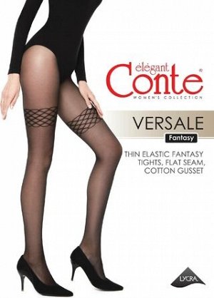 Versale колготки (Conte) с ажурной имитацией чулок Versale