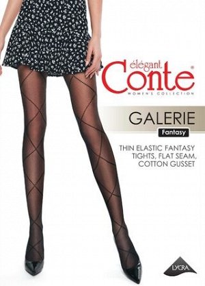 Galerie колготки (Conte)с имитацией шнуровки 20ден