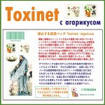 Токсиновыводящие пластыри Toxinet с агарикусом (Детокс пластырь 10 штук)