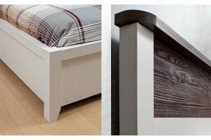 Норвуд 33 (спальня) Кровать (1400)  +Основание с гибкими ламелями (1400)