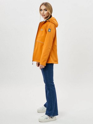 Ветровка MTFORCE женская softshell оранжевого цвета 22007O