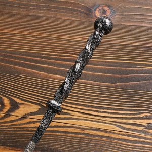 Шампур с ручкой горячей ковки "Серебрянный шар" рабочая длина - 50 см