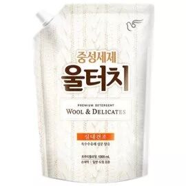 Гель для стирки "Wool Touch" шерстяных и деликатных тканей  1,3 л (мягкая упаковка с крышкой)