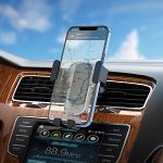 Автомобильный держатель гравитационный HOCO CA103 Vert&amp;Horiz, черный, на воздуховод