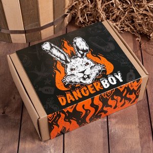 Набор подарочный Этель Danger boy, полотенце 50х90 см и аксессуары