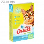 Лакомство Омега Nео+ &quot;Мятное настроение&quot; для кошек, с кошачьей мятой, 90 табл