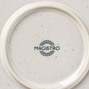 Подстановочная тарелка Magistro Urban, d=27.5 см, фарфор, белая