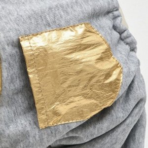 Комбинезон "Космонавт", размер 16 (ДС 36 см, ОГ 46 см, ОШ 35 см), золотой