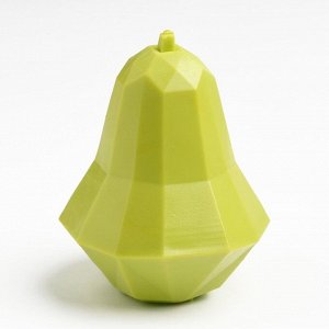 Игрушка для лакомств и сухого корма "Груша", 9 х 7 см, светло-зелёная