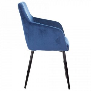 Кресло CH-380F, на ножках, ткань, темно-синее, 1611131