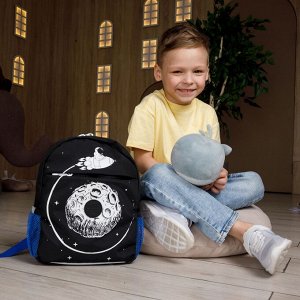 Рюкзак детский дошкольный с одним отделением, для мальчика, космос