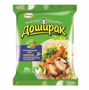 Лапша Доширак быстрого приготовления квисти со вкусом курицы 70 г