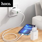 Зарядное устройство Hoco “Wall Charger” / PD20W + QC3.0
