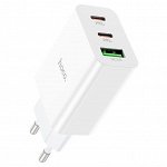 NEW Сетевое Зарядное устройство HOCO C99A Power 1 USB+2*Type C 3A PD20W