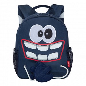 Рюкзак для дошкольников, для мальчика, синий монстрик