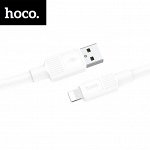 USB кабель Hoco &quot;Solid&quot; For Lightning / D6 mm, 2.4A, 1 м