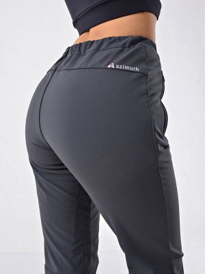 Женские брюки-виндстопперы на флисе Azimuth B 016 Темно-серый