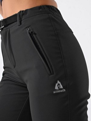 Женские брюки-виндстопперы на флисе Azimuth B 016 Черный