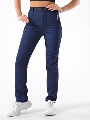 Женские брюки-виндстопперы на флисе Azimuth B 77 Темно-синий
