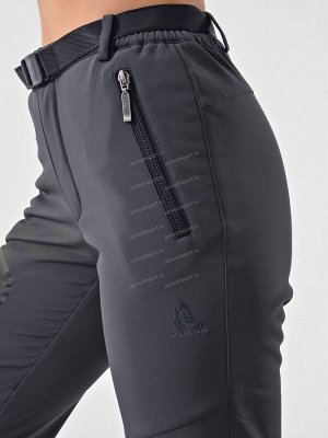 Женские брюки-виндстопперы на флисе Azimuth B 99 Темно Серый