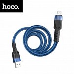 USB кабель Hoco &quot;Data Sync&quot; MicroUSB / D6 мм 2.4A, 1,2 м