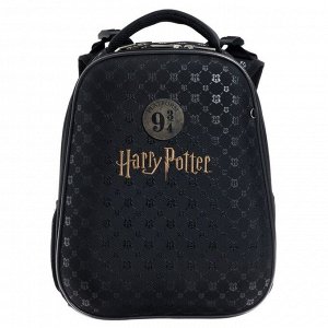 Рюкзак каркасный, 38 х 29 х 17 см, Hatber "Гарри Поттер", чёрный NRk_60111