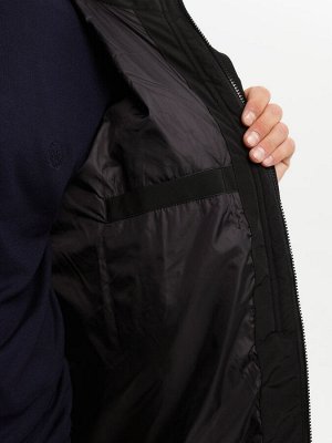 HERMZI. Качественная стильная мужская зимняя куртка с капюшоном. Удобная, теплая, непродуваемая, до -25 мороза, цвет черный