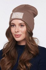 Шапка Молодежная Топ435 кофейный