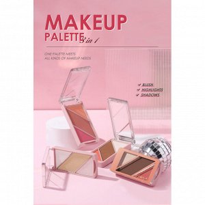 Румяна O.TWO.O Blush Palette 3 in 1 № 3
