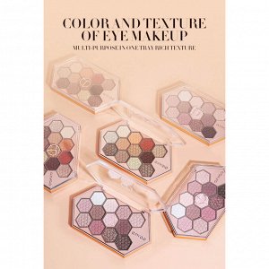 Тени для век O.TWO.O Color And Texture Of Eye Makeup 12 цветов № 2 18 g